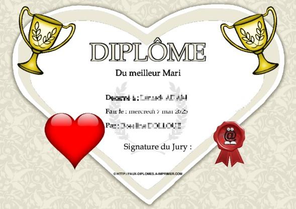 Un des derniers faux diplomes créé