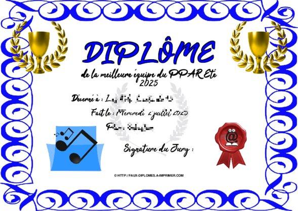 Un des derniers faux diplomes créé