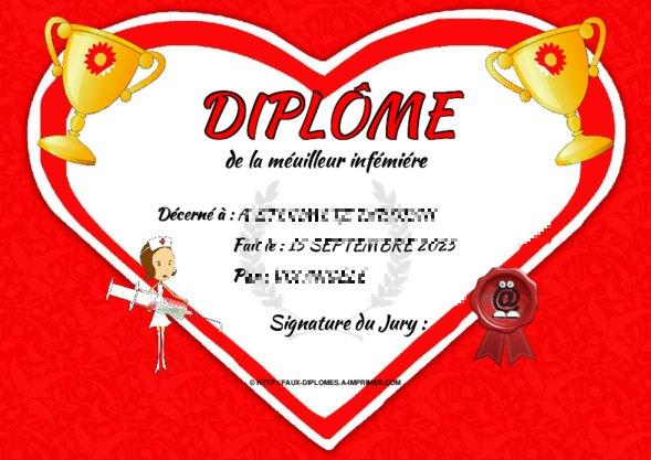 Un des derniers faux diplomes créé