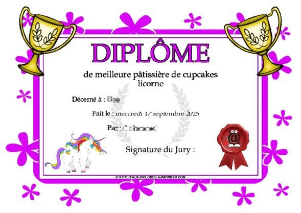Un des derniers faux diplomes créé