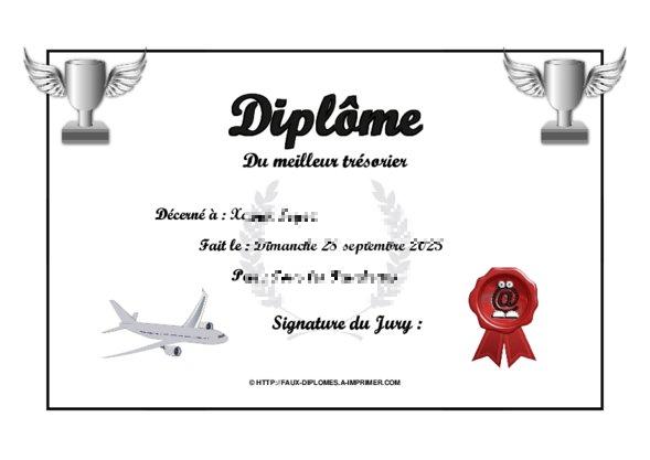 Un des derniers faux diplomes créé
