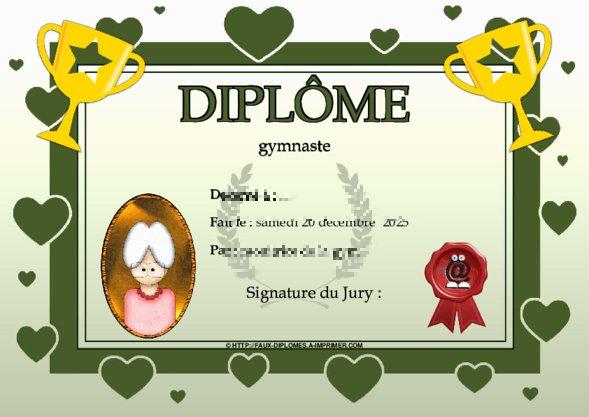Un des derniers faux diplomes créé