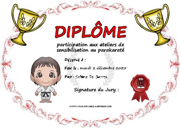 Un des derniers faux diplomes créé