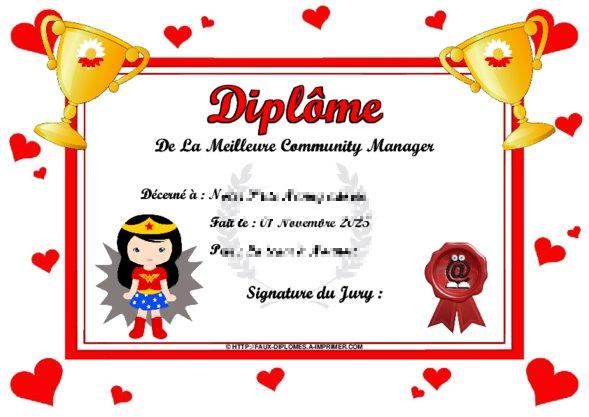 Un des derniers faux diplomes créé