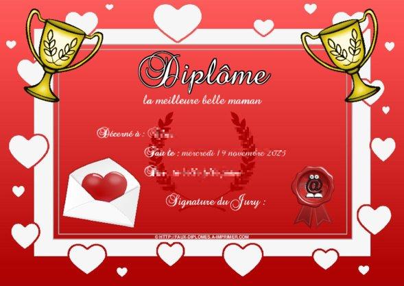 Un des derniers faux diplomes créé