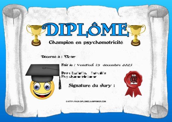 Un des derniers faux diplomes créé