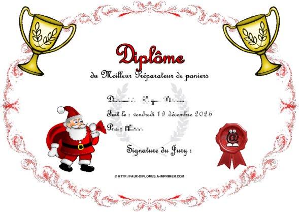 Un des derniers faux diplomes créé