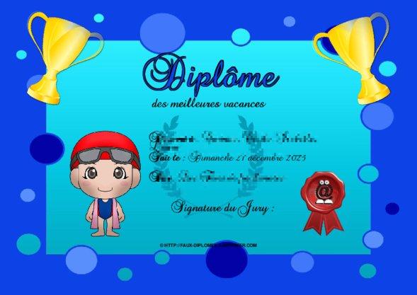 Un des derniers faux diplomes créé