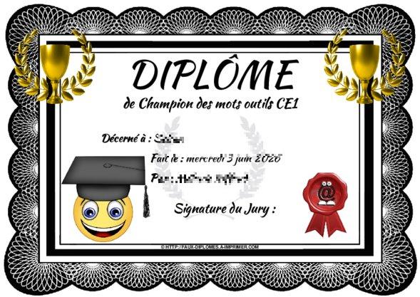 Un des derniers faux diplomes créé